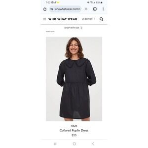 h&m conscious black dress H&M Conscious Collection Lace Overlay Gown in Black UFO No More